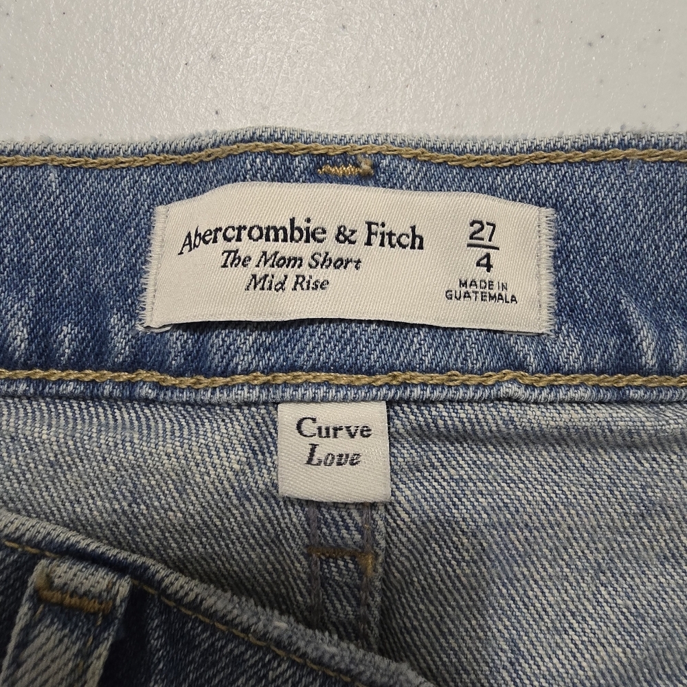 Abercrombie & Fitch Light Blue Denim Jean Shorts - Picture 10 of 12